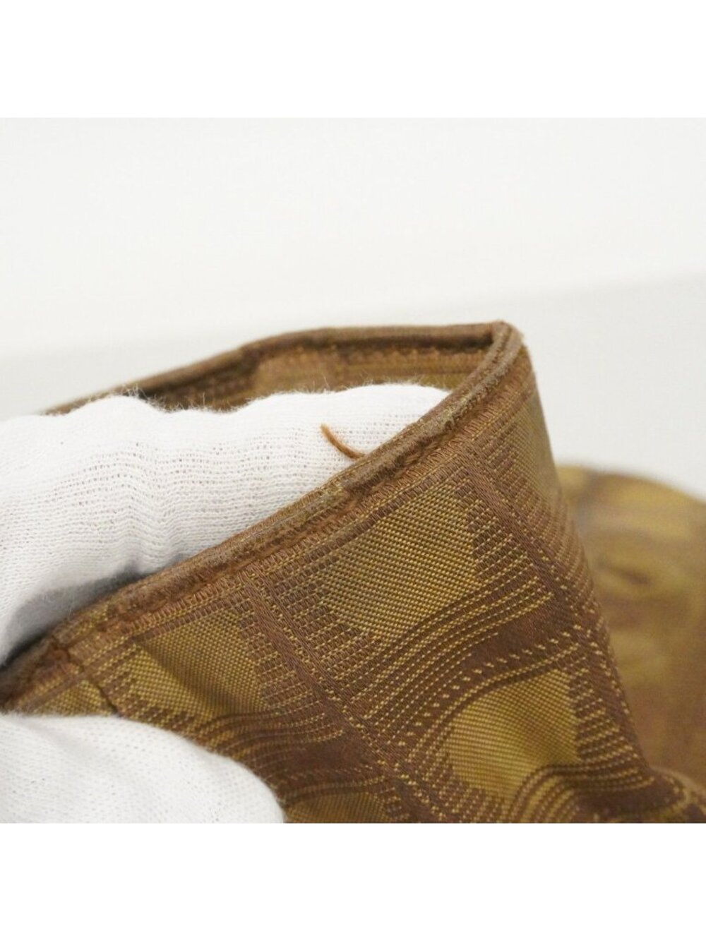 Chanel Tote New Travel Nylon Khaki Silver - Picture 7 of 10